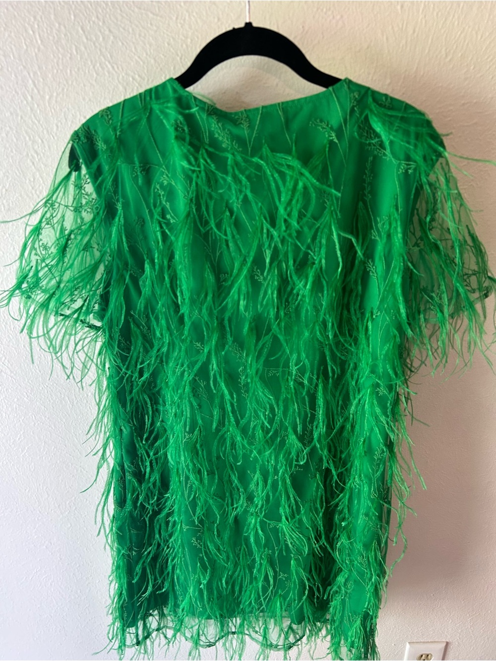 Novaluxe Layla Feather Dress - Picture 2 of 4